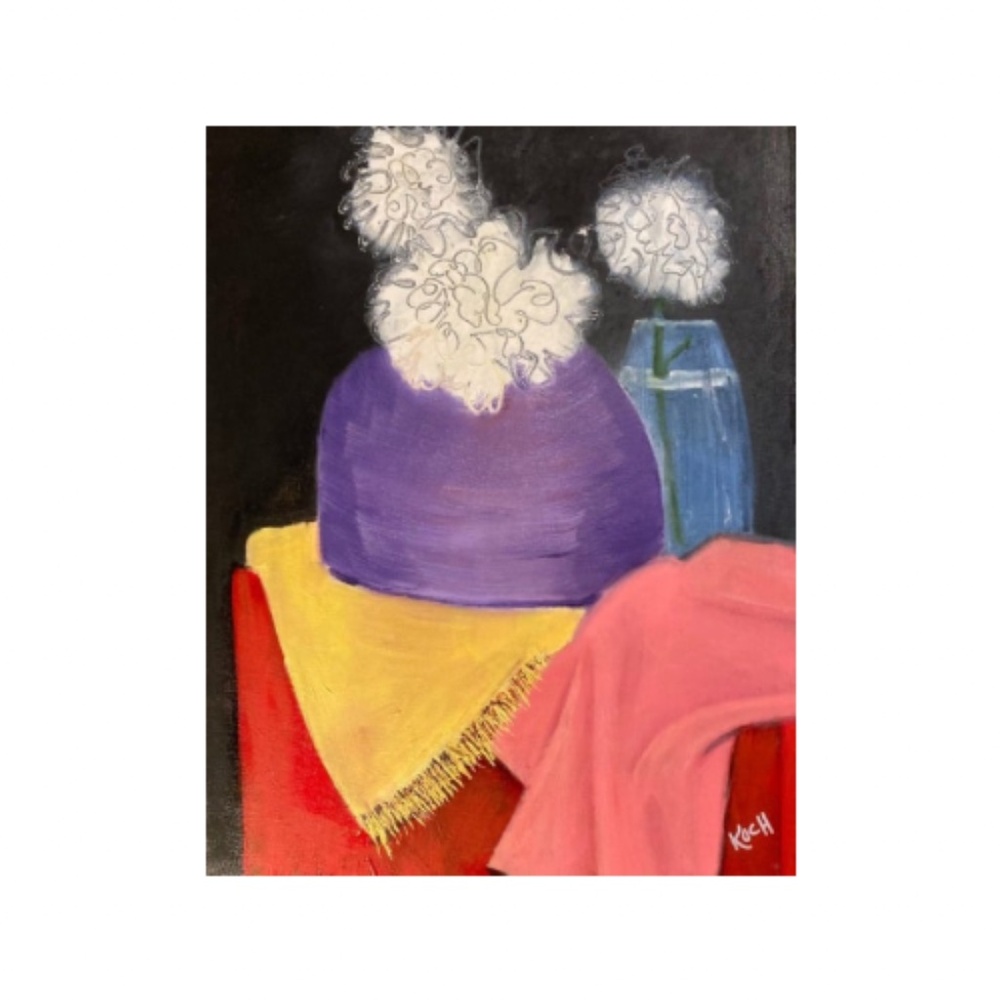 “A Primary Stillness” Original Oil Painting on Canvas